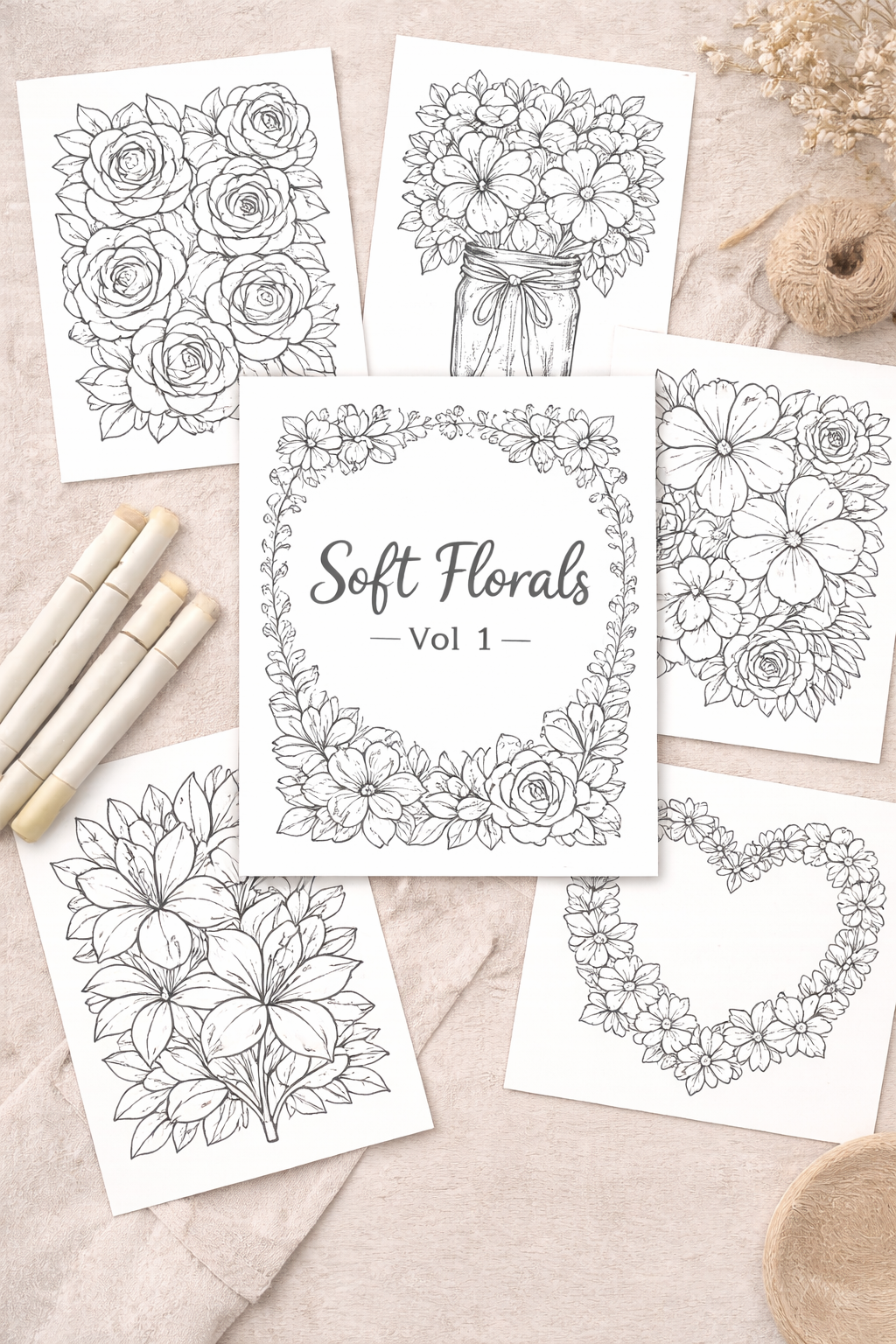 Soft Florals Vol. 1